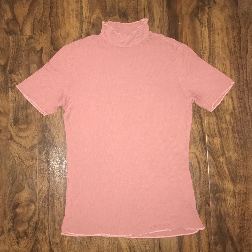 A ruffled tee